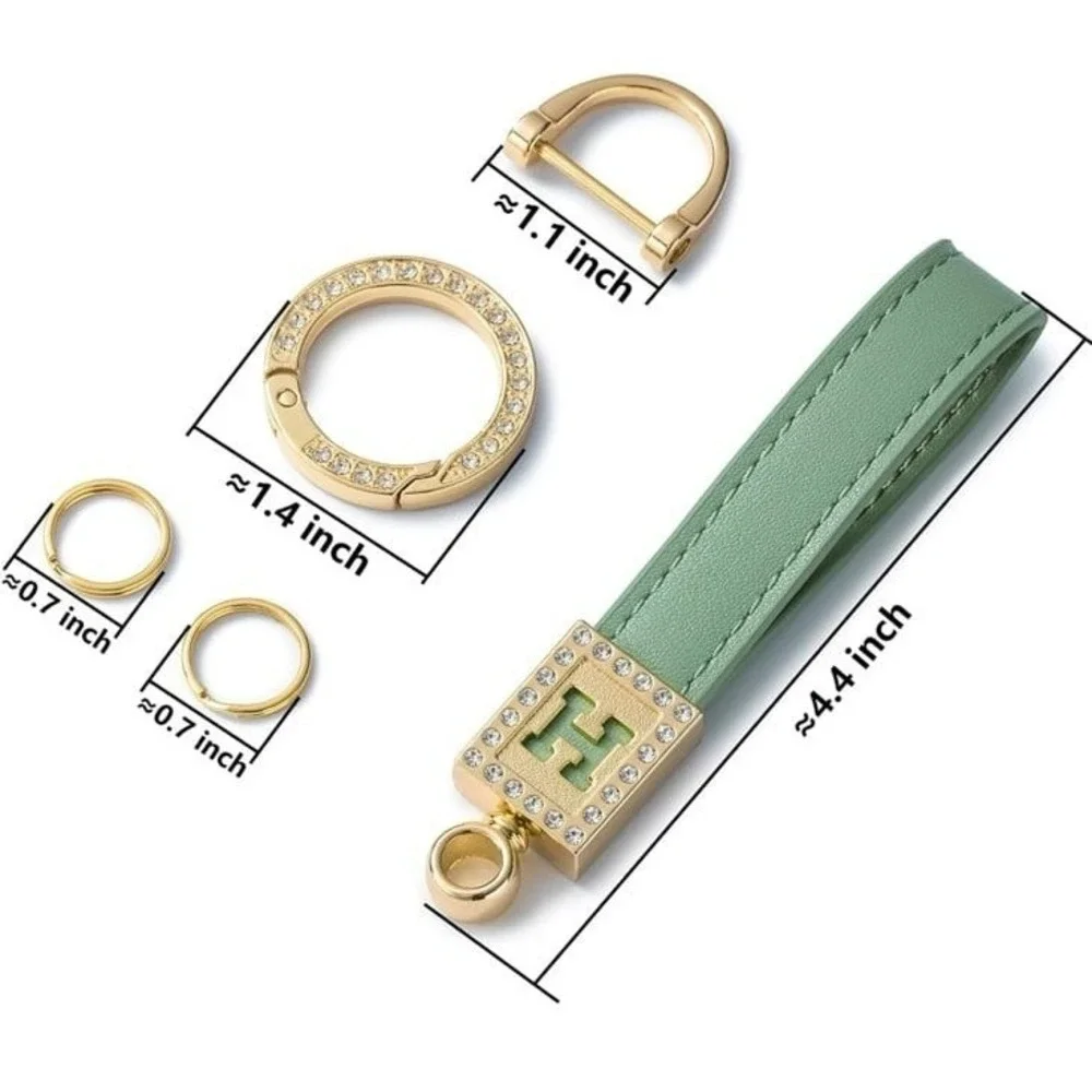 NEW Green & Gold Soft TPU Key Fob Cover & Strap - GMC Sierra/Yukon/Silverado